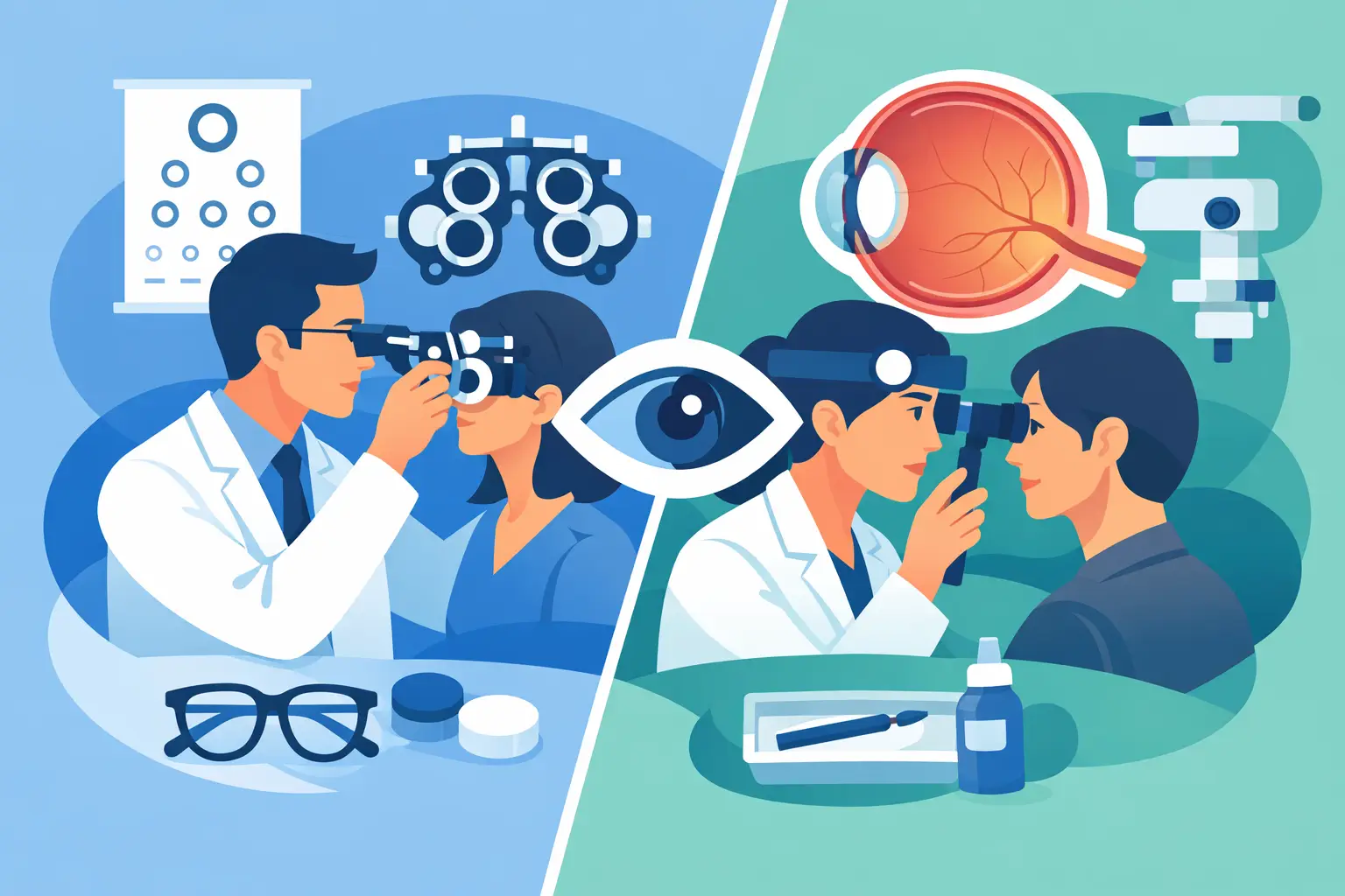 Optometrist vs Ophthalmologist Differences