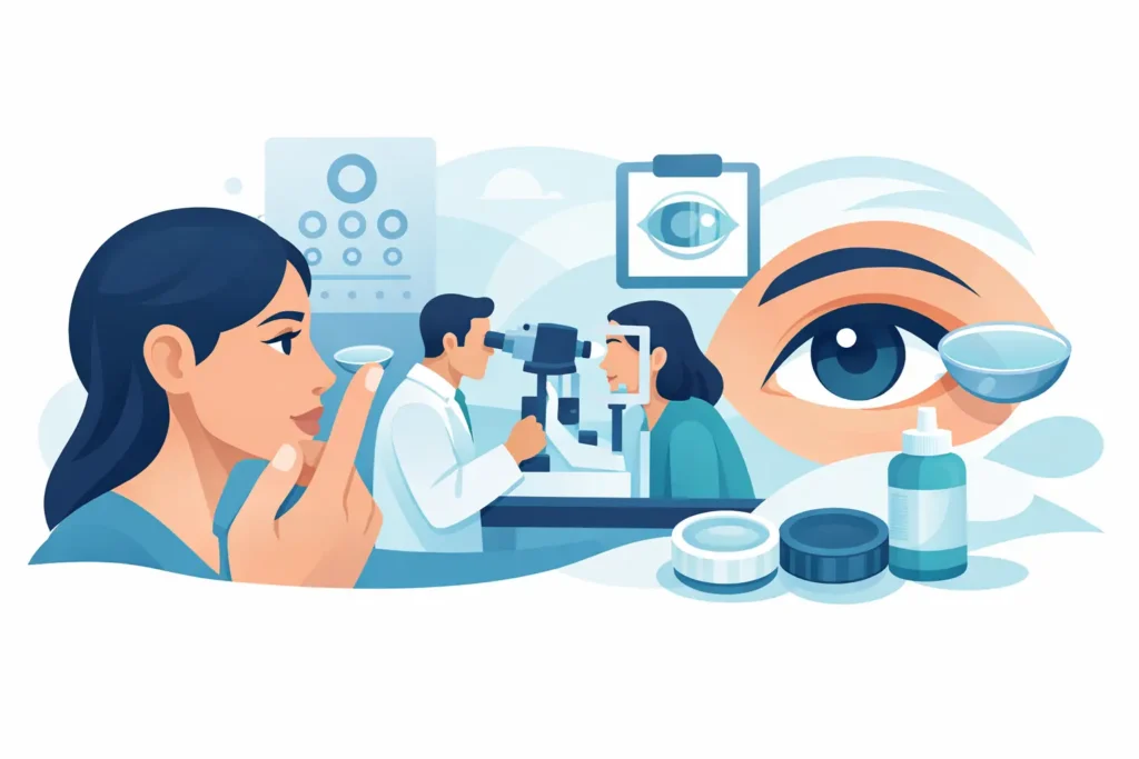 What to Expect in the Contact Lens Fitting Process