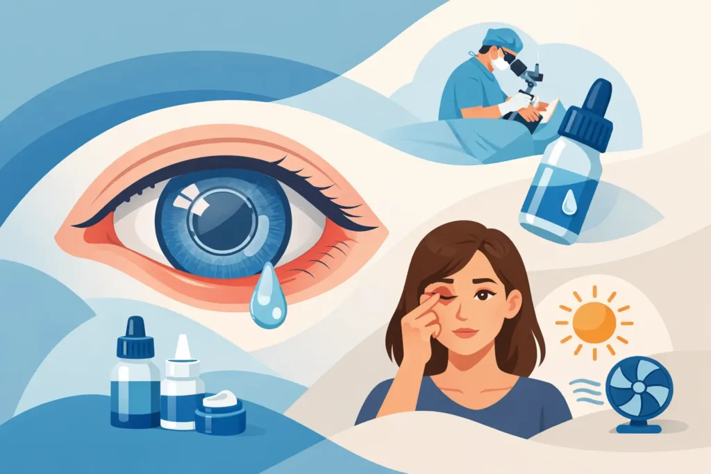 Dry Eye After Cataract Surgery: What Helps