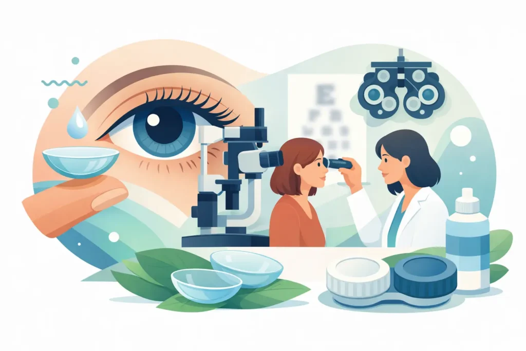 A Guide to Contact Lens Exams and Better Comfort