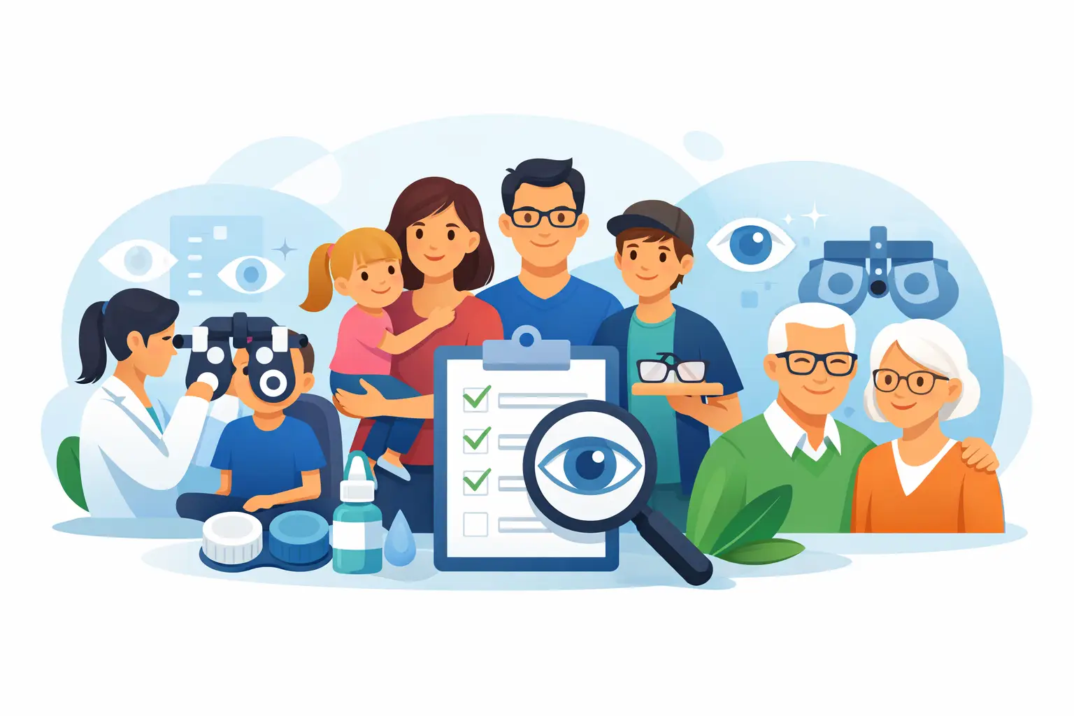 A Simple Family Eye Care Checklist for Every Age