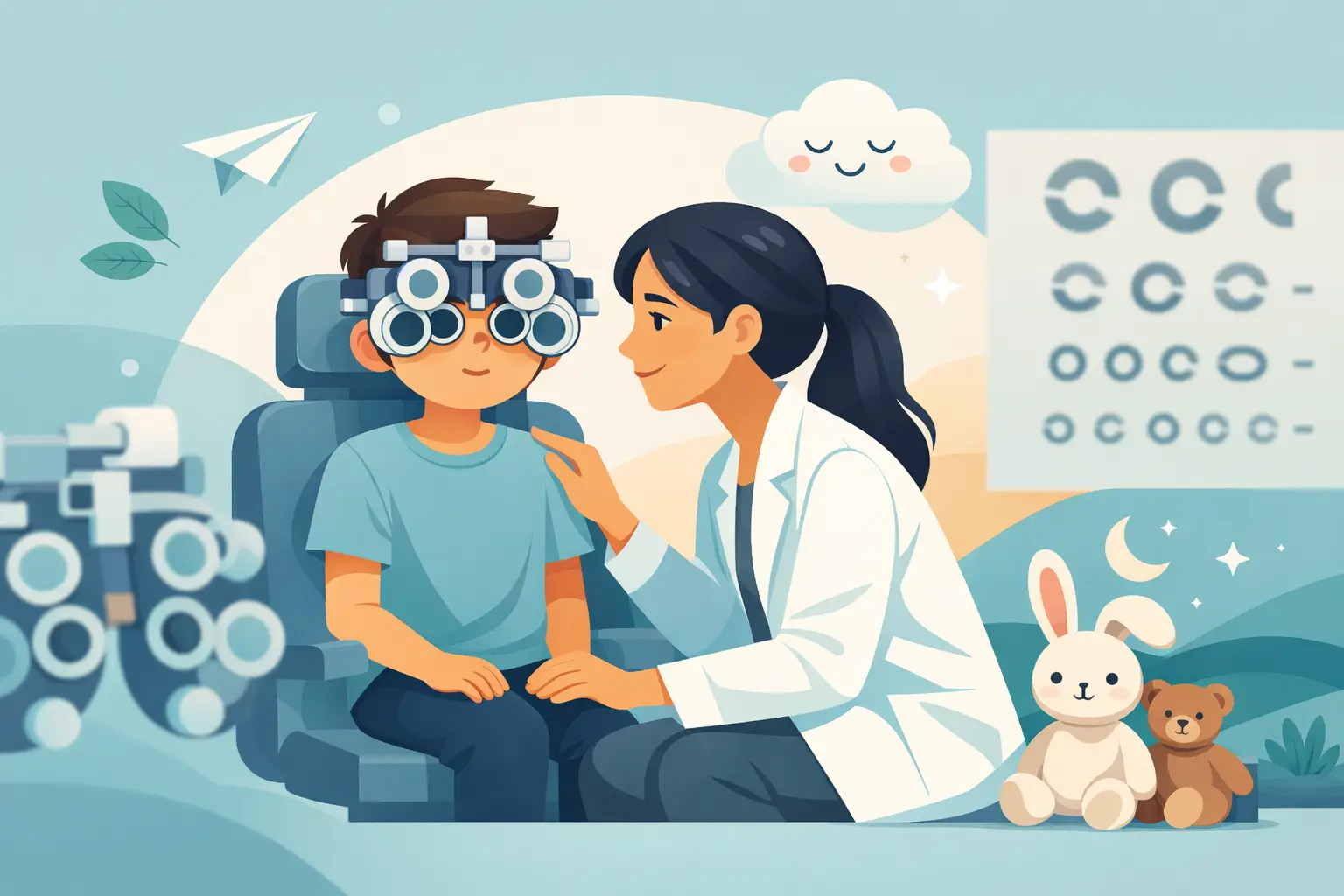 Children Eye Exam Anxiety: Helping Kids Feel Calm