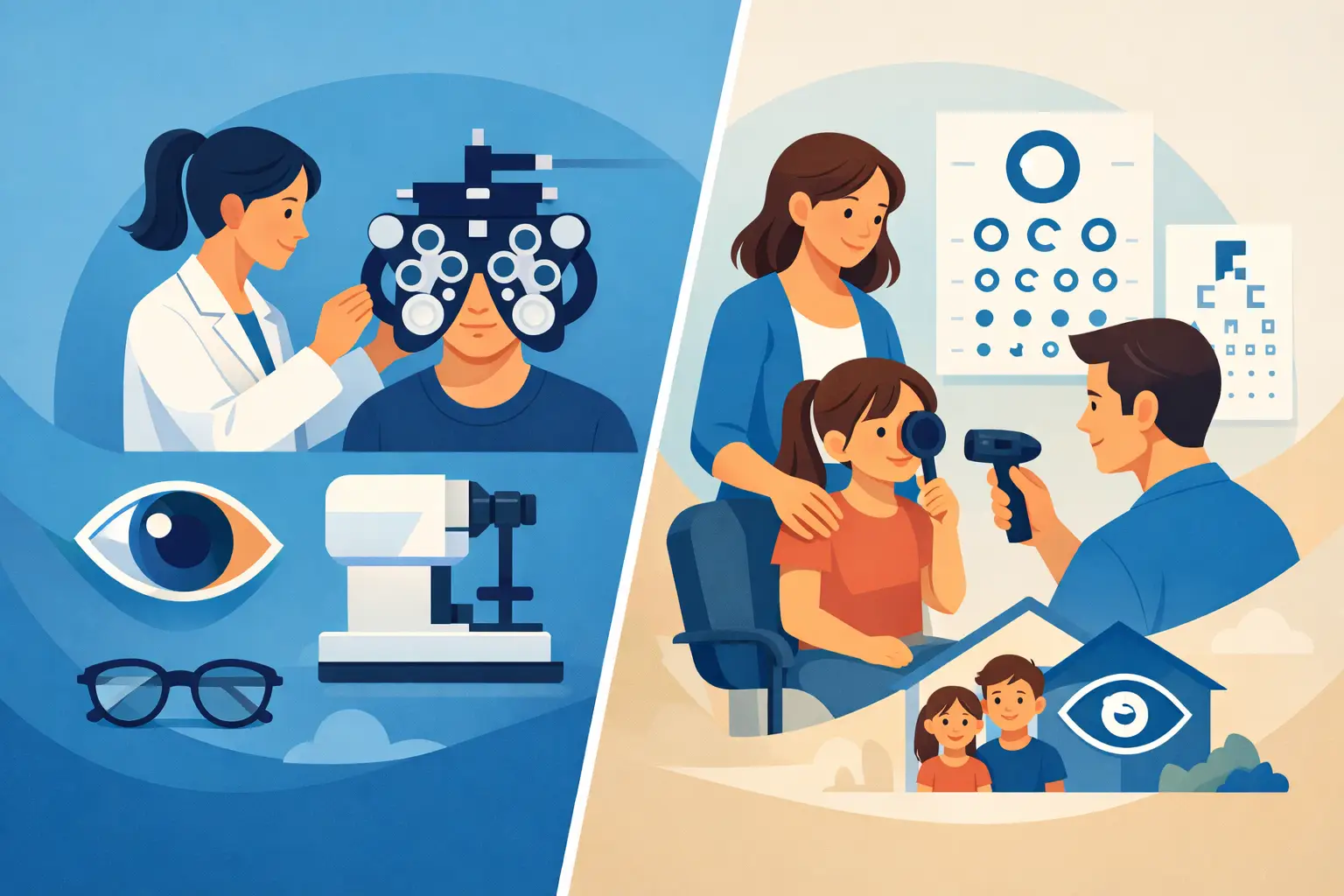 Eye Exam vs Vision Screening for Your Family