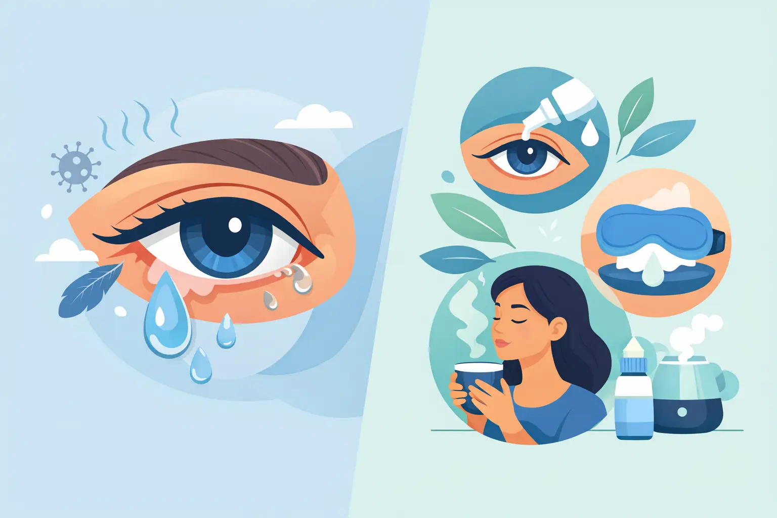 Why Are My Eyes Watering? Causes and Relief
